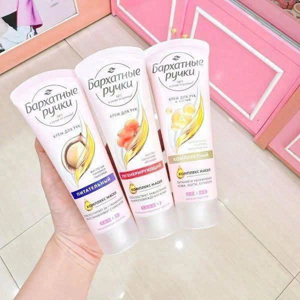 Combo 5 tuýp Kem dưỡng da tay Silk Oil Elixir Nga 80ml dưỡng ẩm da mềm mượt