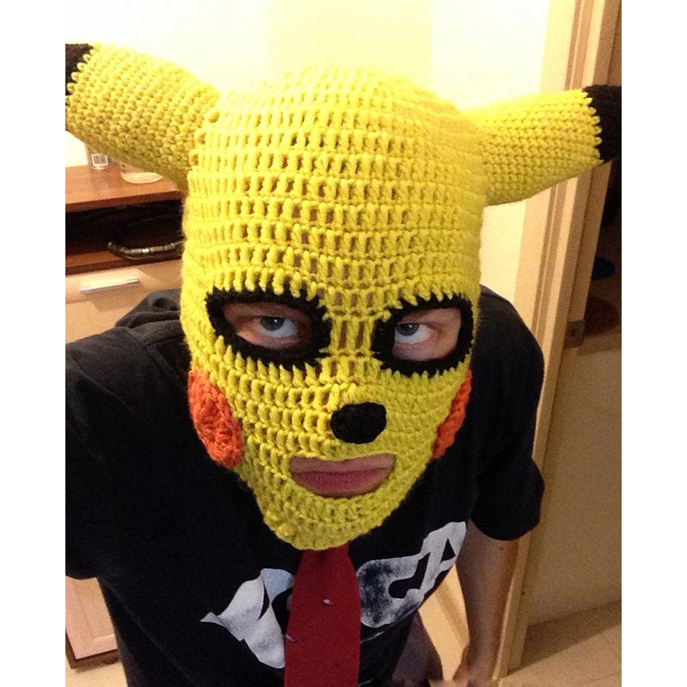 Giảm 50% mũ len dệt kim hình pikachu đáng yêu
