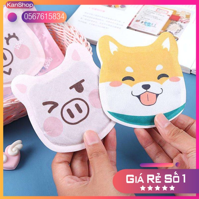 Combo 10 Miếng Dán Hạ Nhiệt Hình Thú Cho Bé hạ nhiệt nhanh chóng khi bị sốt đột ngột cho cả trẻ em và người lớn