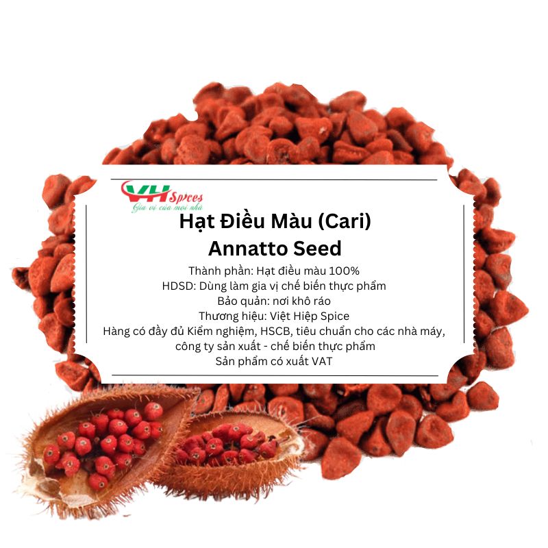 Hạt điều màu - hạt cari túi 1kg việt hiệp