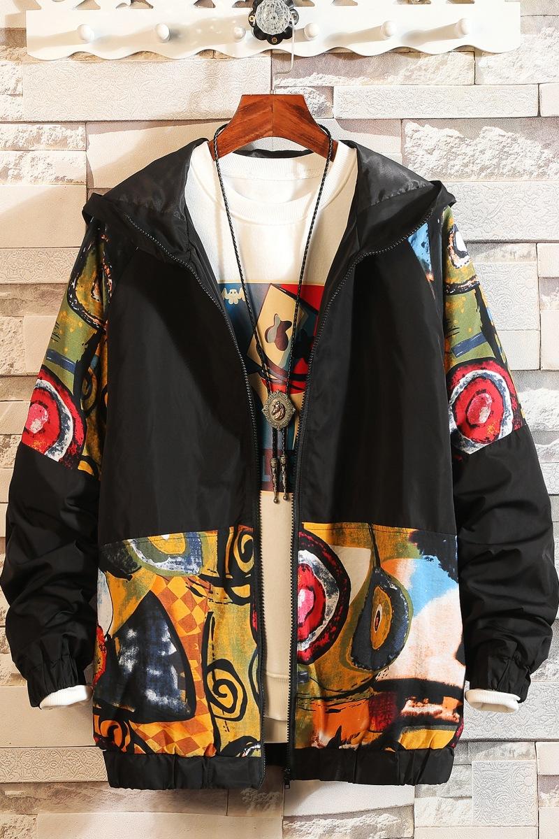 [HCM]Áo khoác dù form rộng phối màu nghệ thuật phong cach hiphop thời trang M013 AL