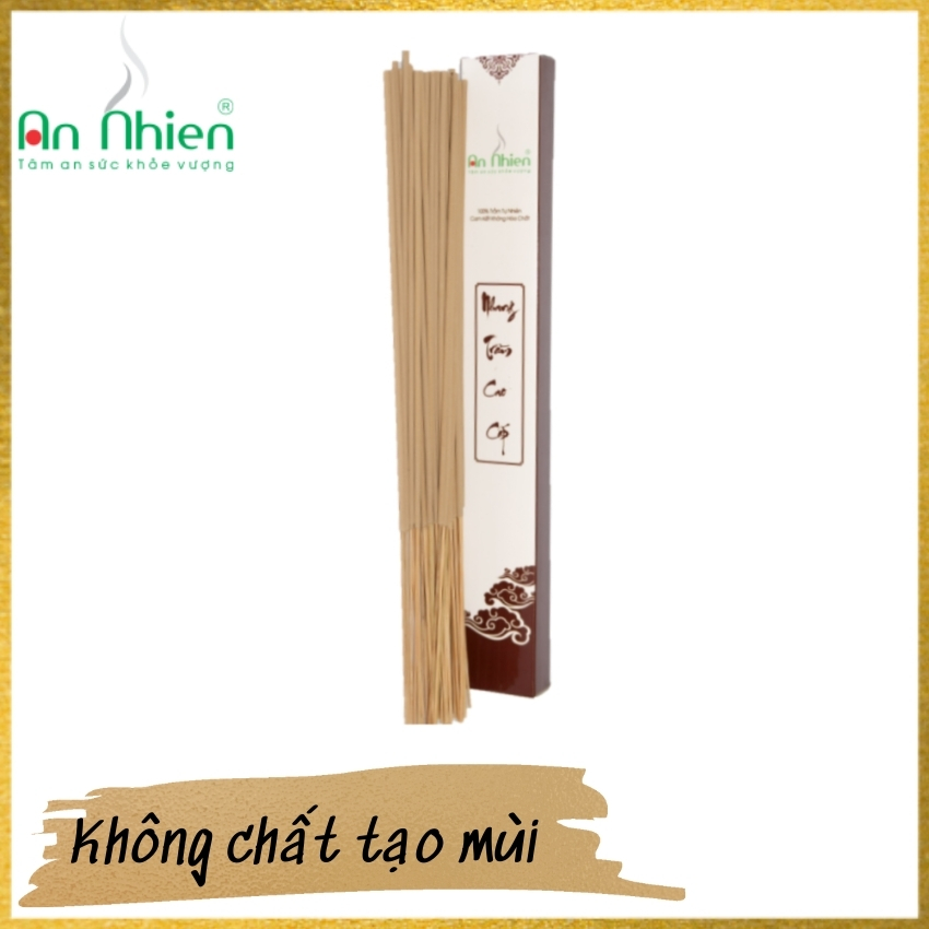 Nhang Trầm Hương Phổ Thông An Nhiên không chất tạo mùi 30cm-80cây, nhang sạch ít khói