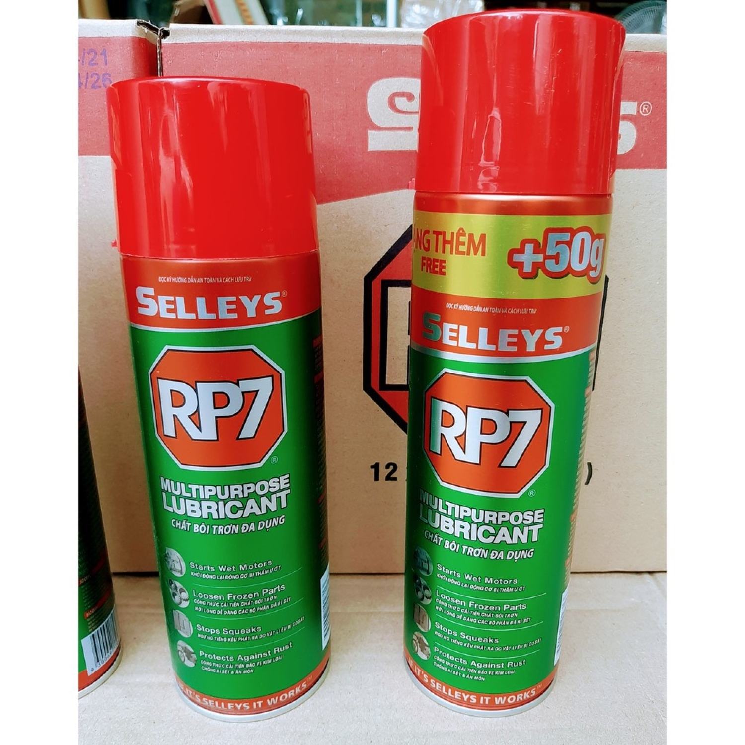 Chai xịt rp7 150g và 350g selleys, dầu chống rỉ sét và bôi trơn, bình xịt chế rp7 ô tô xe máy