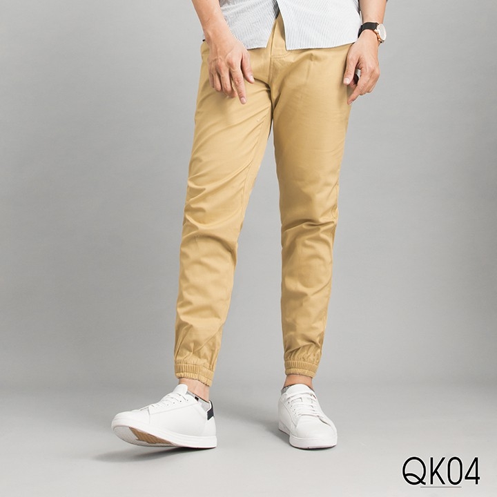 Quần Jogger Nam Thương Hiệu Kojiba Chất Liệu Vải Kaki Co Dãn Phong Cách Hàn Quốc Chất vải kaki cao cấp, ít nhàu, không bai, không xù
