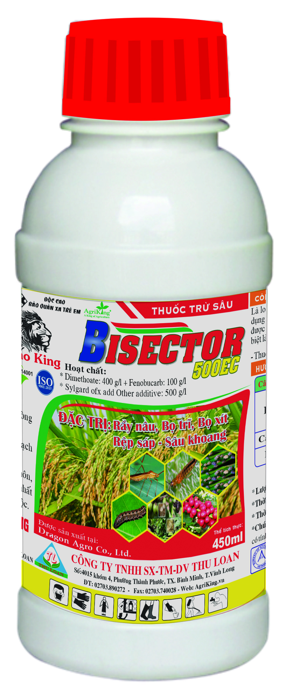Thuốc trừ sâu rầy bisector 500ec chai 450ml
