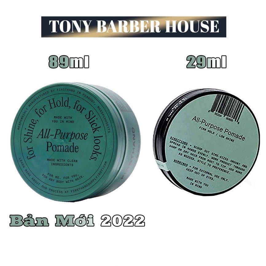 Pomade tạo kiểu tóc Firsthand Supply All Purpose Pomade 29ml - 89ml