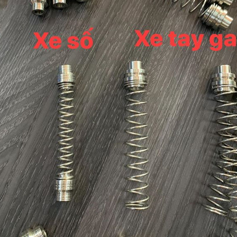Lò xo đũa thắng full inox sáng bóng cho các loại xe wave dream vario future...