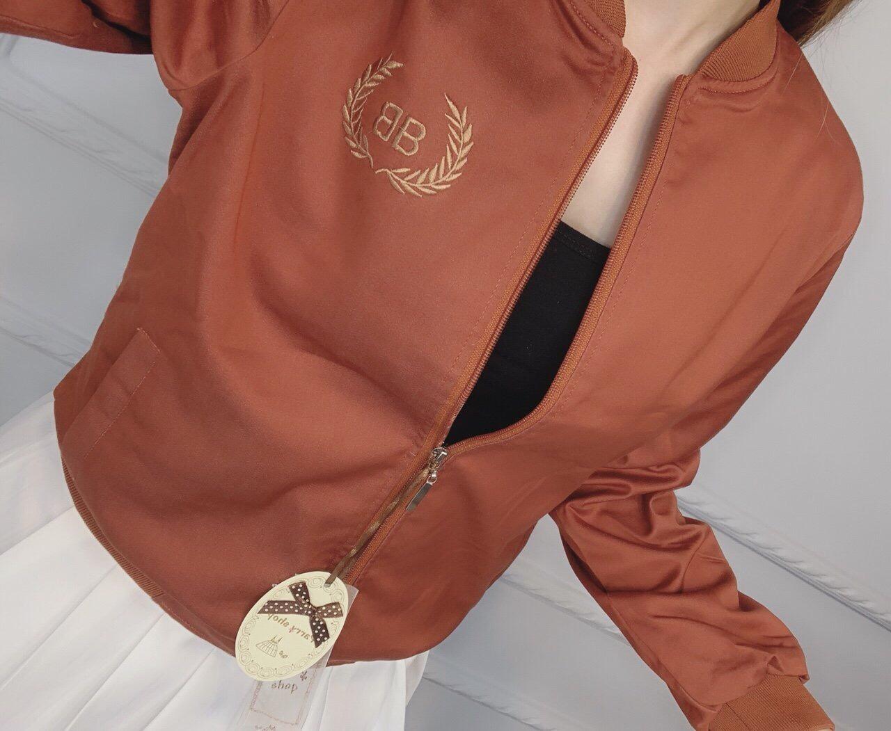 ÁO KHOÁC KAKI THÊU CHỮ BALENCIAGA VÃI 2 LỚP CO GIÃN HÀNG CỰC CHUẨN XỊN (HÌNH CHỤP THẬT )