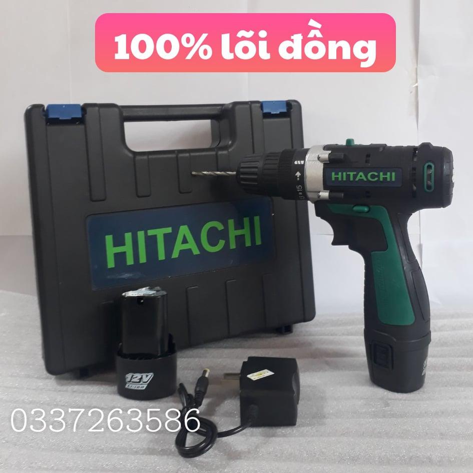 Máy khoan pin hitachi 12v
