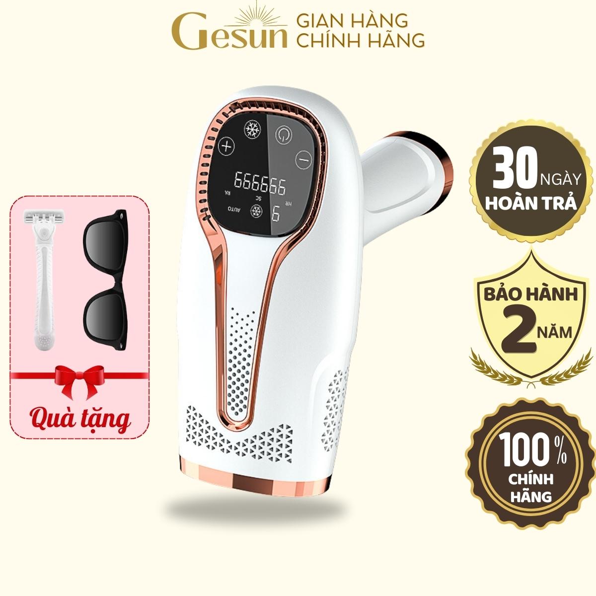 Máy triệt lông vĩnh viễn công nghệ IPL mini tại nhà triệt tẩy lông lạnh laser may triet long cầm tay - BH 2năm