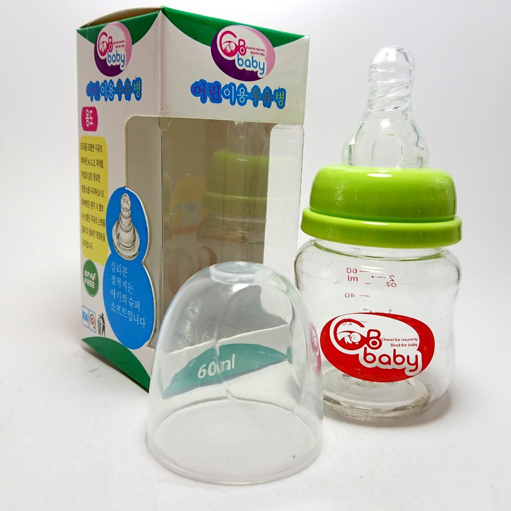 Bình sữa nhựa gb-baby cổ hẹp 60ml 120ml 240ml chính hãng