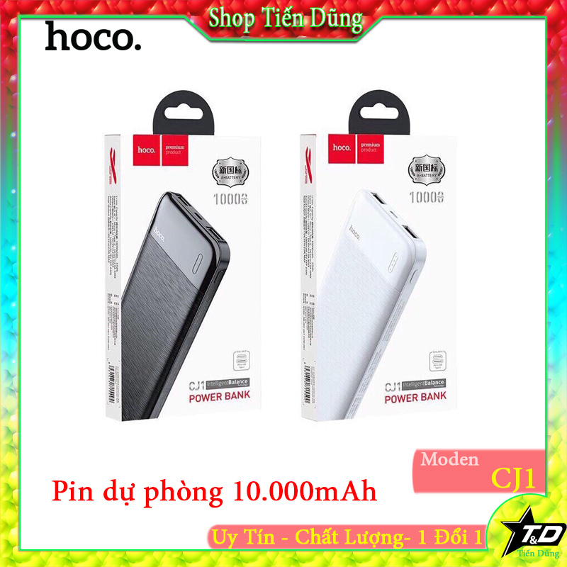 Pin sạc dự phòng hoco cj1 pin 10000mah dung lượng