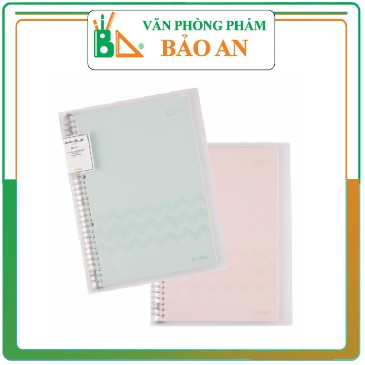Sổ còng sắt a4 80 tờ caro 30 lỗ chấu klong 540