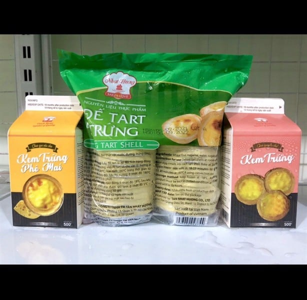 Combo tart trứng+ kem trứng (CHỈ GIAO ĐƯỢC 2H TẠI NỘI THÀNH TPHCM)