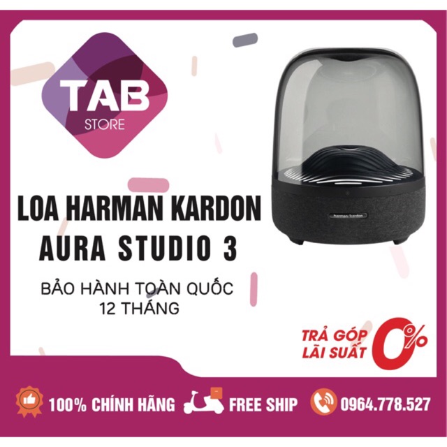[Trả góp 0%]Loa Bluetooth Harman Kardon Aura Studio 3 - Mới  (Bảo Hành 12T)
