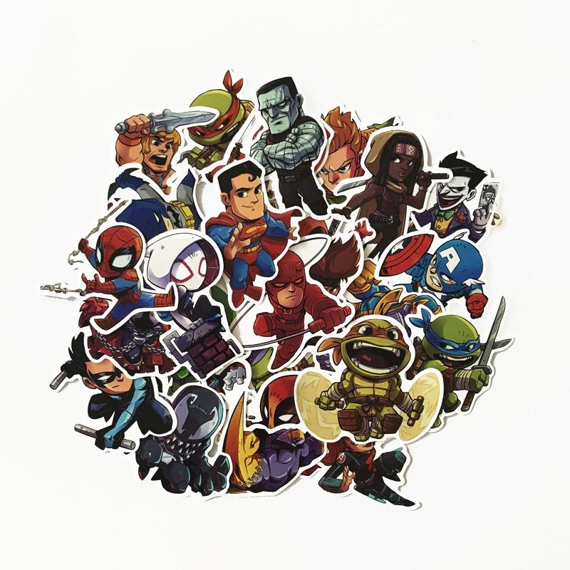 Decal trang trí các nhân vật hoạt hình sticker Siêu Anh Hùng KAVISOTA