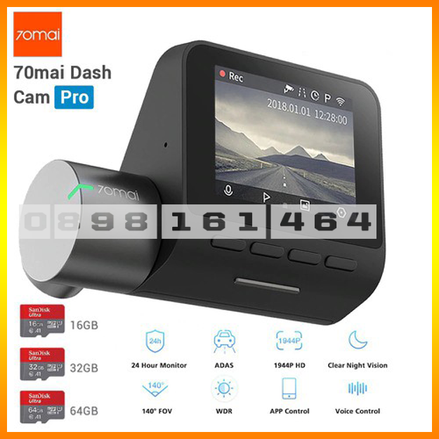 Camera hành trình Xiaomi 70Mai Dashcam Pro- Bản Quốc Tế