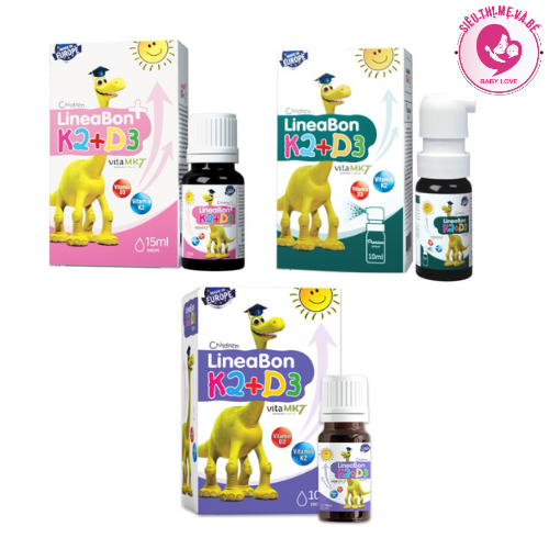 Vitamin K2 D3 Lineabon 10ml tăng chiều cao hàng chính hãng
