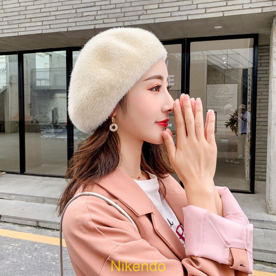 Mũ nồi, nón nồi len lông thỏ ấm áp