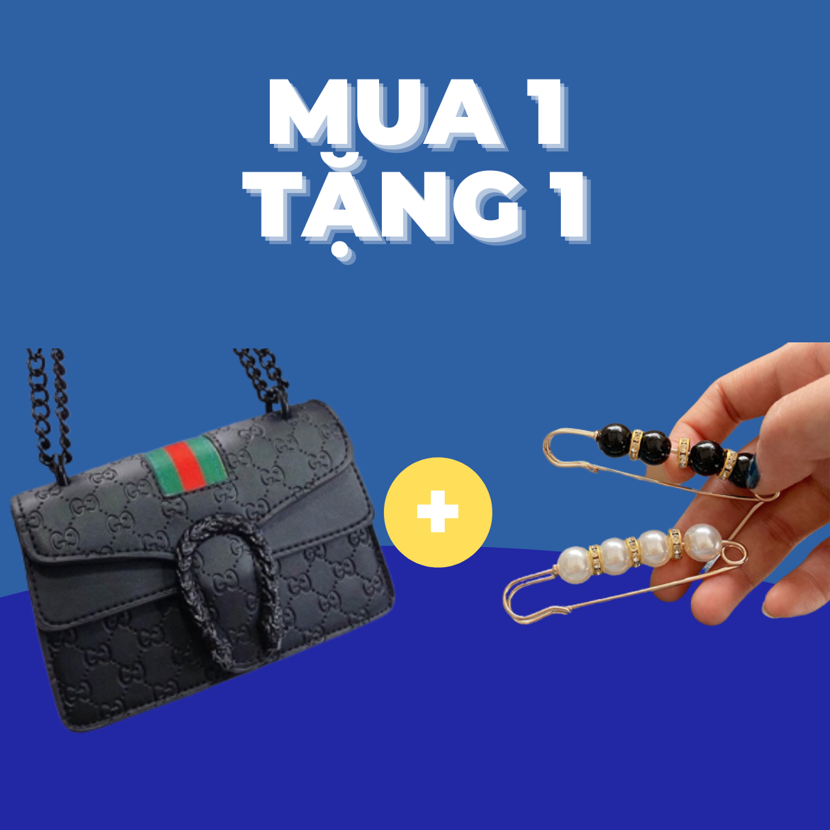 Túi xách nữ đẹp chéo khóa rồng da sần 3 ngăn full màu thời trang