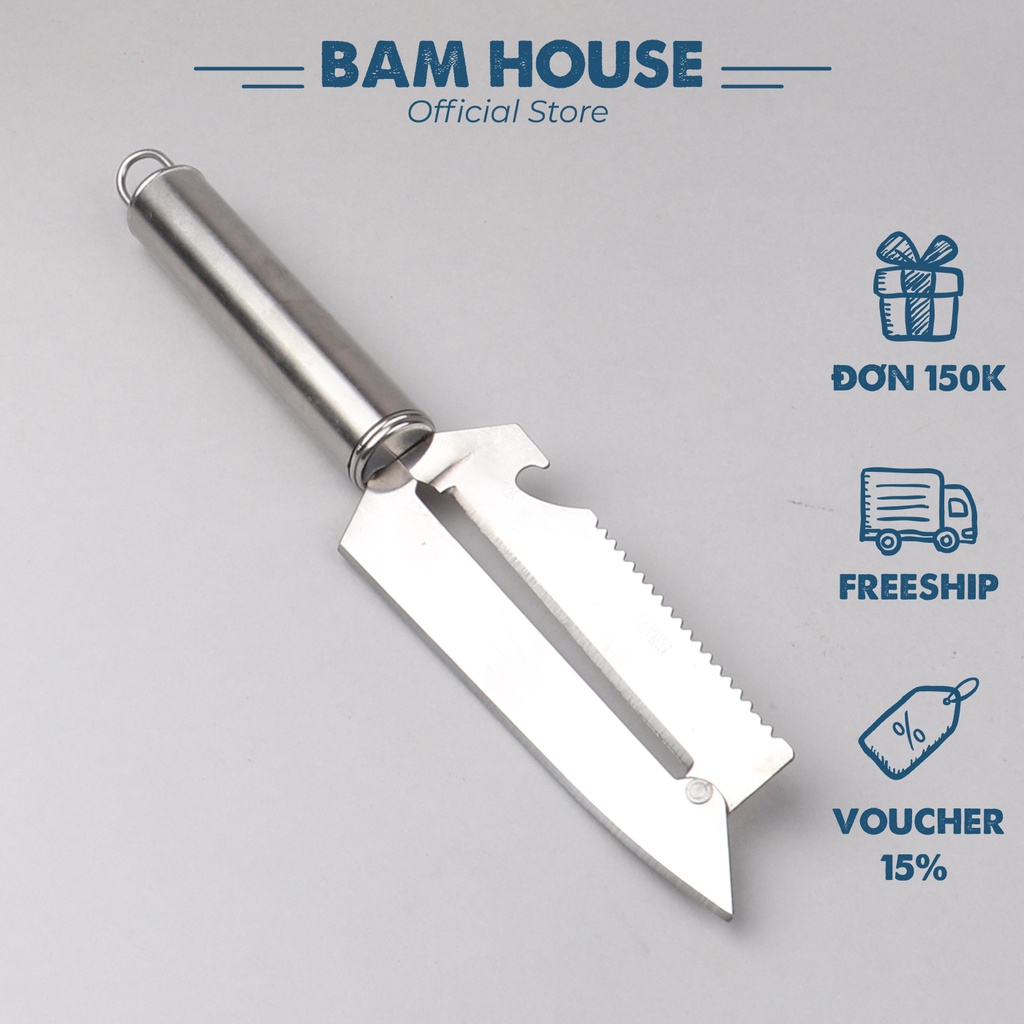 Dụng cụ gọt rau củ quả 2in1 Gia Phú, Dao 2 lưỡi gọt sắc bén, siêu bền, dao bào