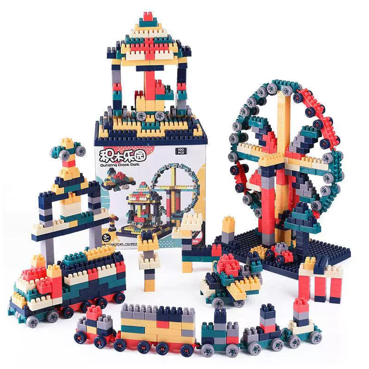 Bộ lắp ghép hình lego 520 chi tiết