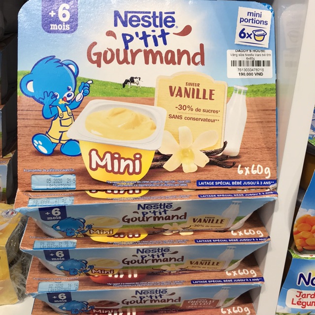 Váng Sữa Nestle Pháp vị vani