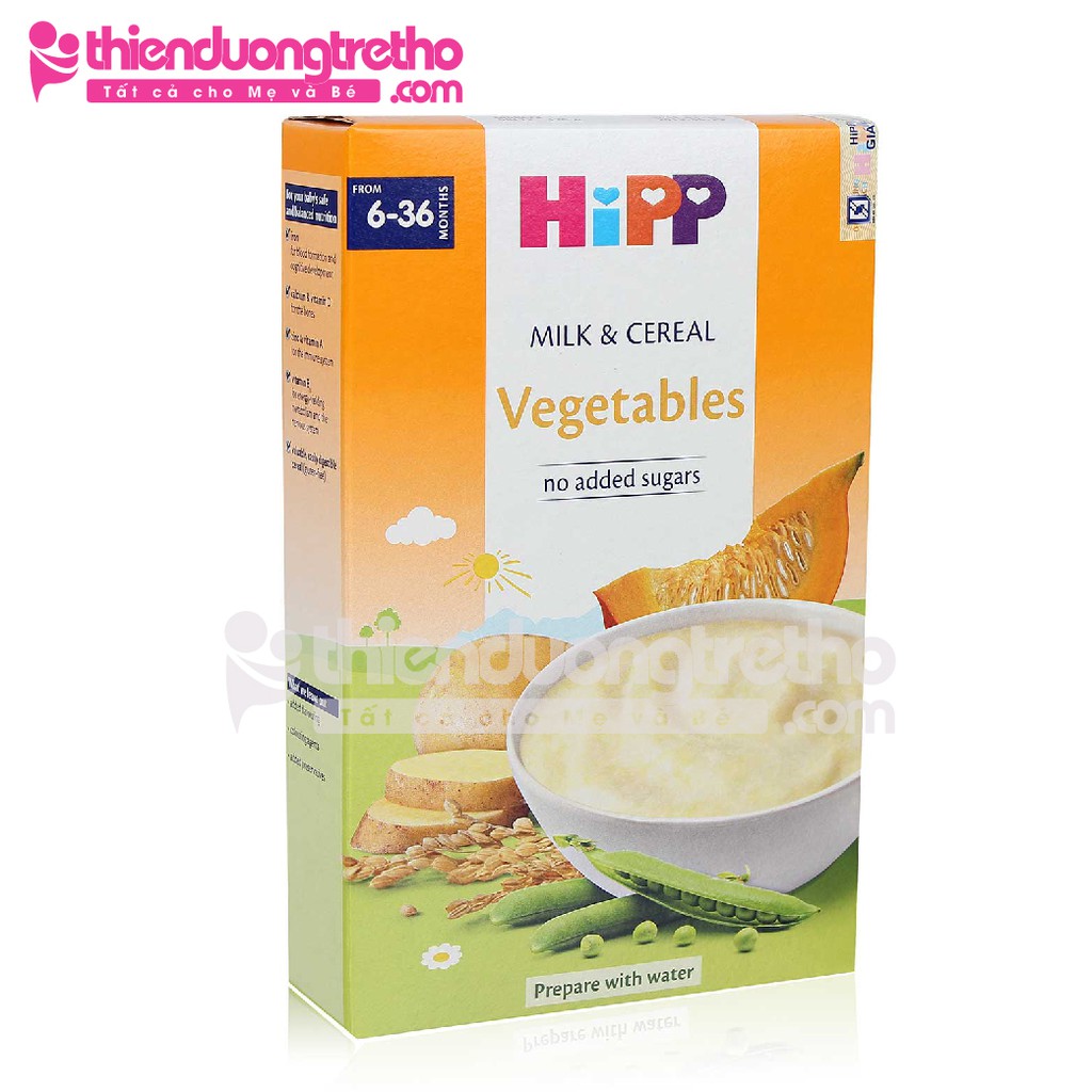 Bột ăn dặm hipp vị mặn rau củ 250g