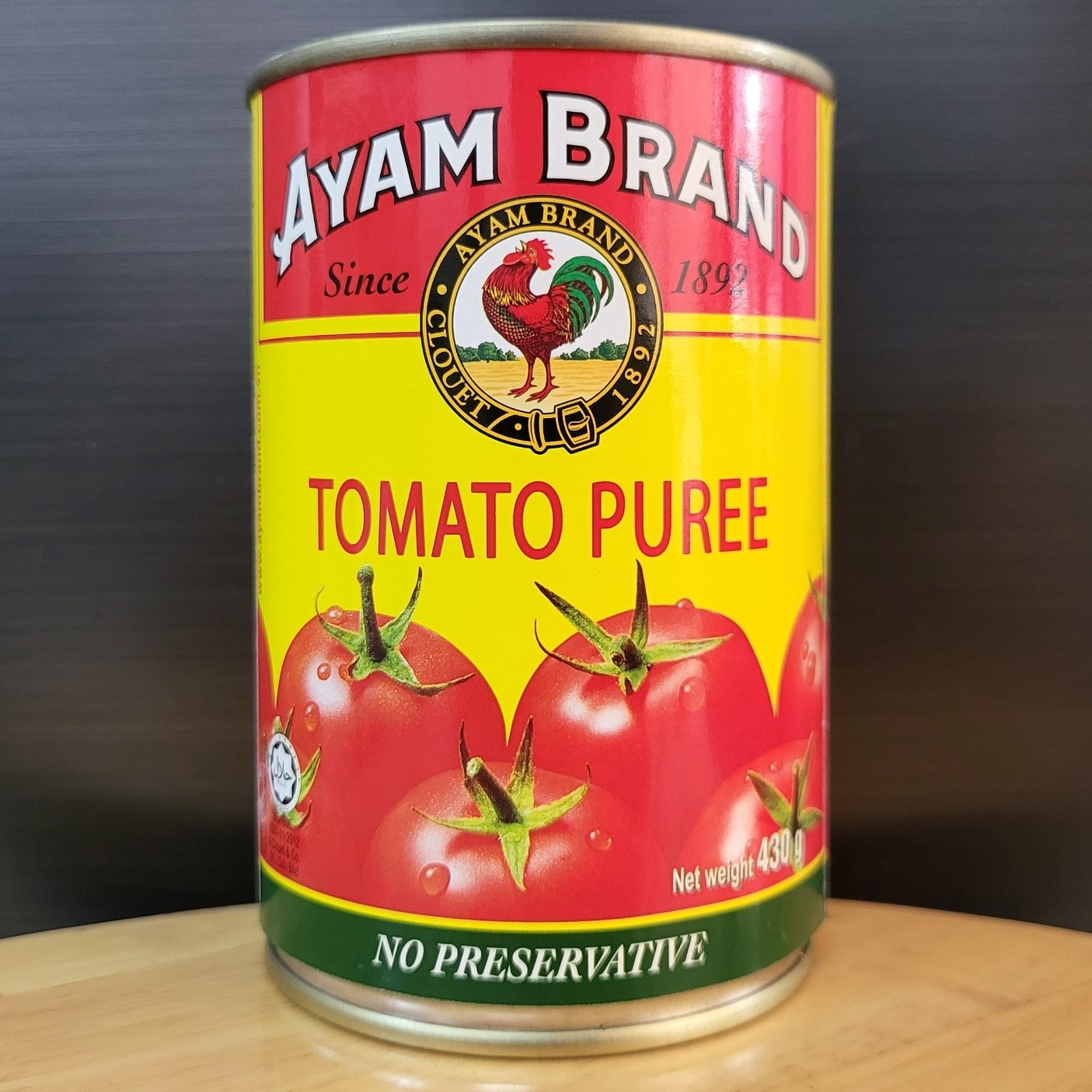 AYAM - Lon 430g - PUREE CÀ CHUA / TOMATO PASTE (HALAL)