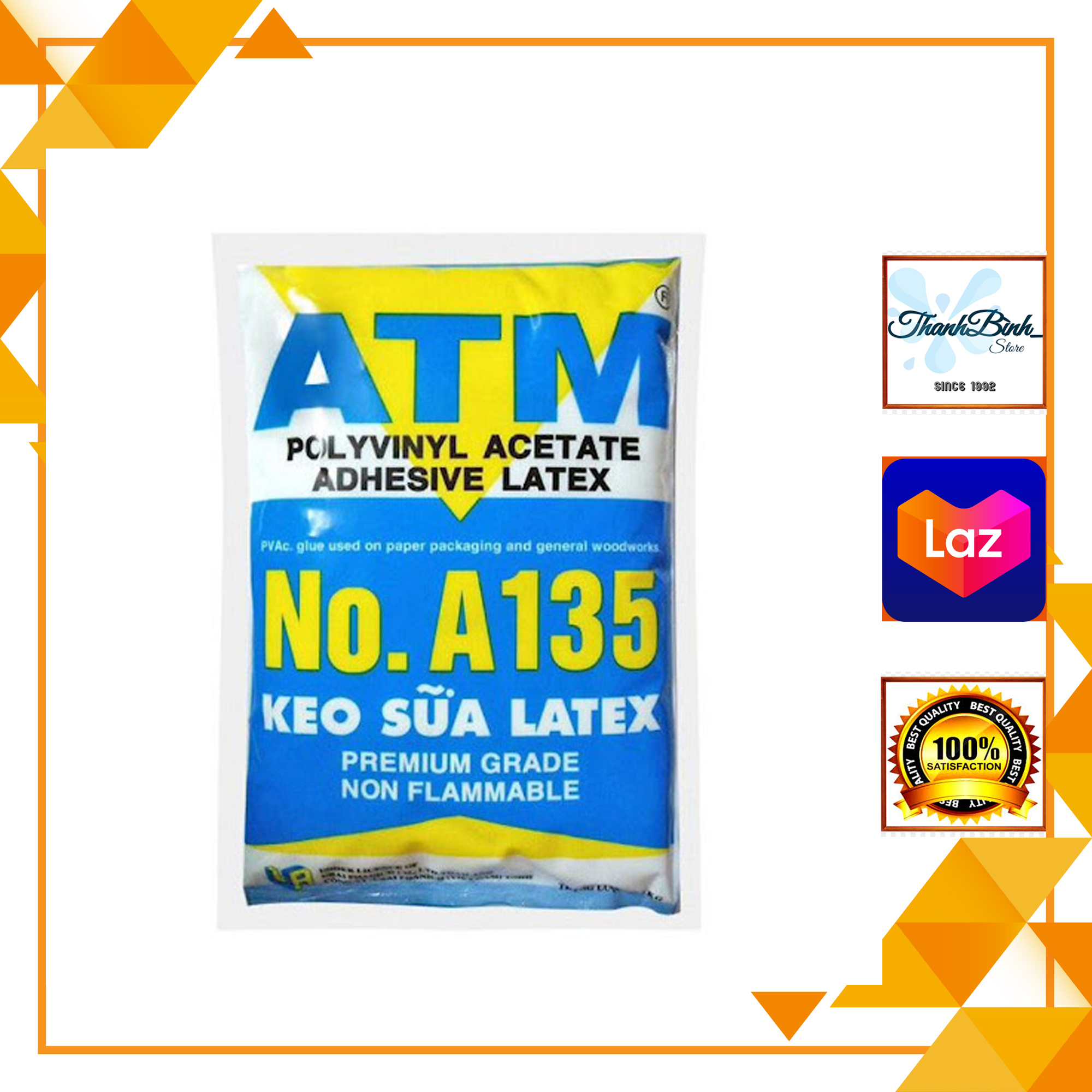 Keo sữa atm/ keo nước dán giấy dán tường- 1kg/ nguyên liệu làm slime
