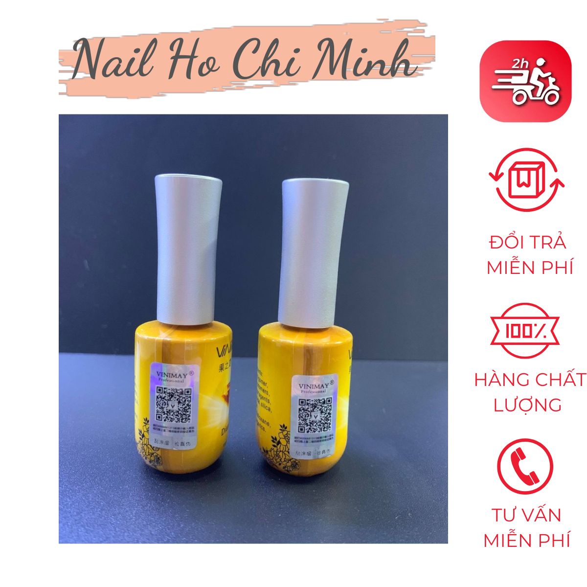 [HCM] Top cường lực Vinimay chính hãng siêu bóng siêu bền  - top phủ bóng chuyên dụng cho dân làm móng