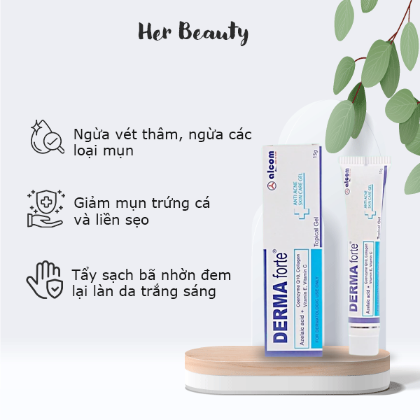 kem Mờ Thâm Mụn Gamma Derma Forte Giảm Sưng Đỏ 15g 9 Chính hãng )