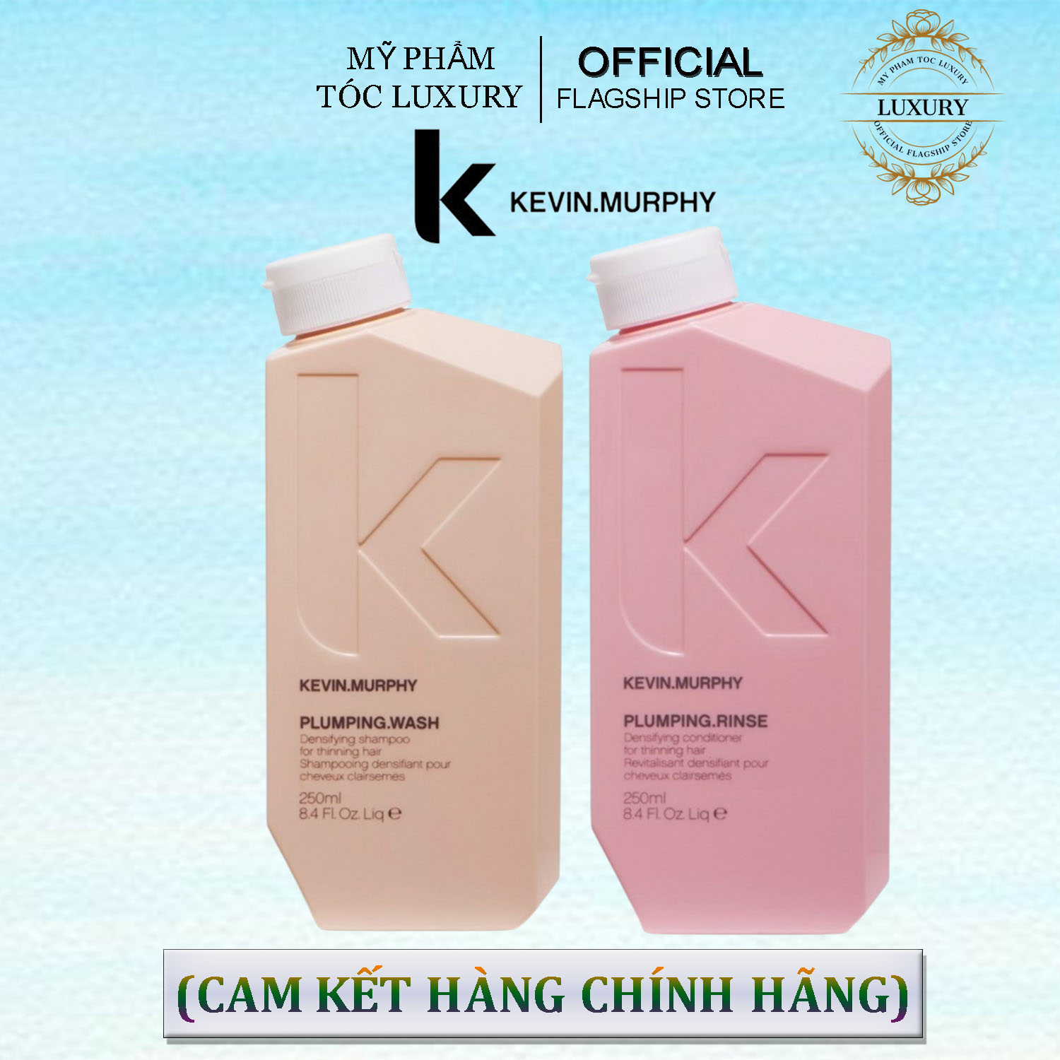 Dầu gội xả tóc thưa mỏng rụng kevin murphy plumping 250ml