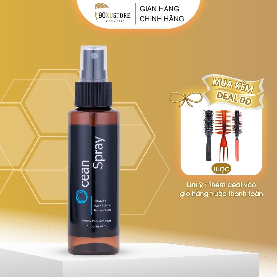 Xịt tạo phồng tóc nam nữ Ocean Spray , giữ nếp tóc , tạo kiểu tóc , giảm bết tóc bảo vệ tóc khỏi nhiệt độ cao