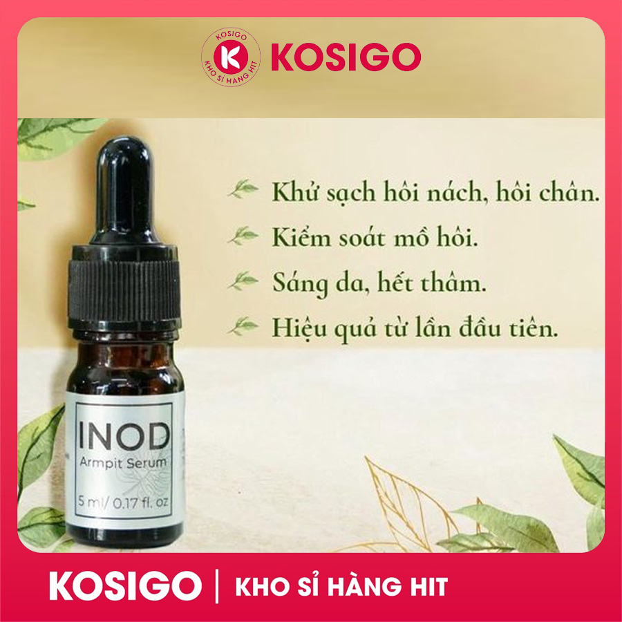 Serum INOD hôi nách Huyền Phi 5ml khử mùi hôi chân hôi nách ngăn tiết mồ hôi nách, mồ hôi chân tay