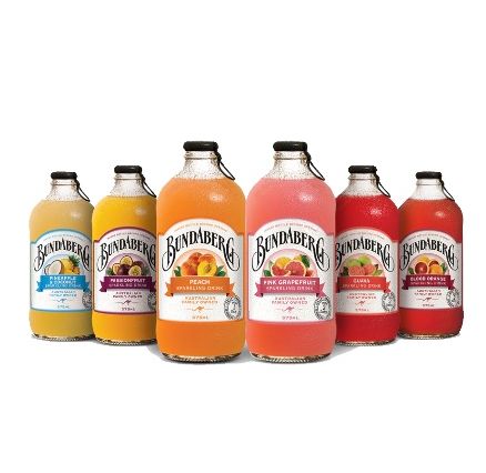 Nước Hoa Quả các vị hiệu Bundaberg Brewed chai 375ml