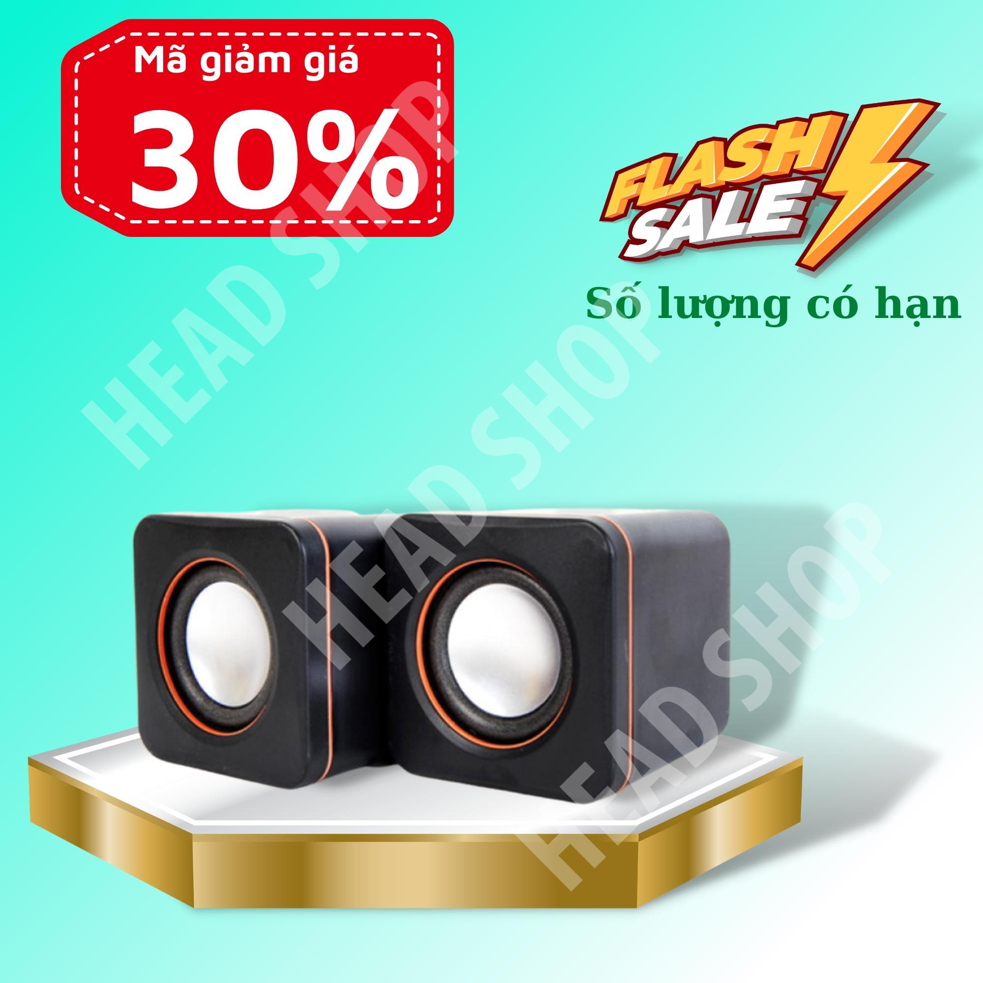 Loa máy tính mini xúc xắc cho laptop , điện thoại , máy nghe nhạc HEADSHOP