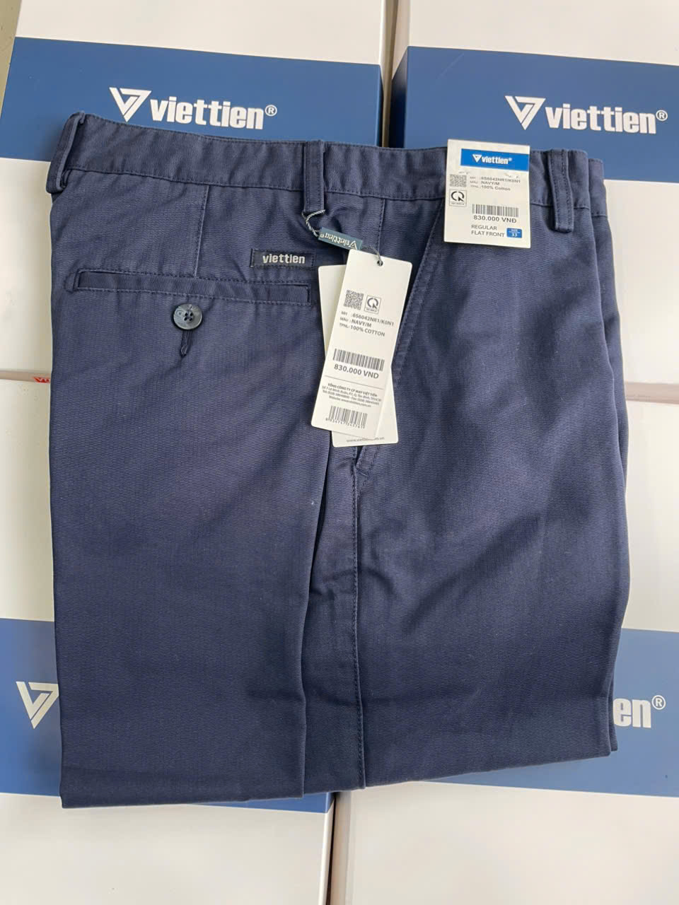 Quần Kaki nam Việt Tiến không pli (6S6042)