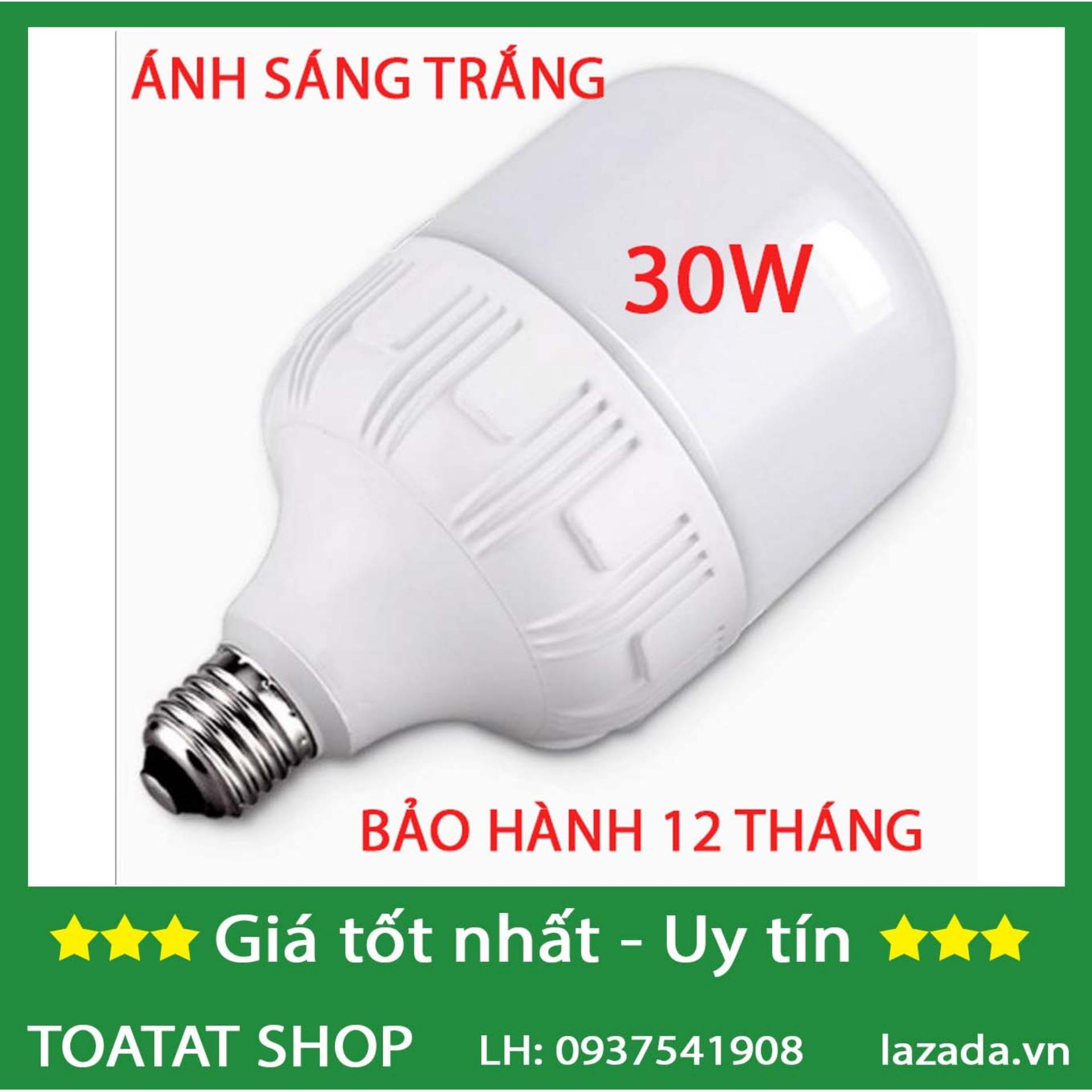 Bóng đèn led trụ 30w trắng