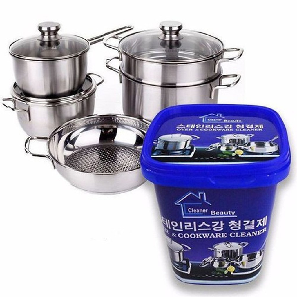 [ KHUYẾN MÃI ] Kem tẩy xoong nồi, inox, sắt thép Hàn Quốc loại lớn