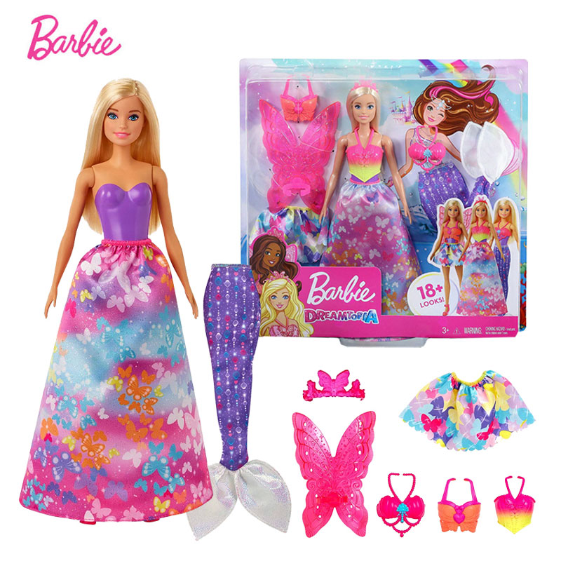 Búp bê Barbie Chính Hãng Bộ đồ chơi Nàng Tiên Cá Chelsea Đồ chơi bé gái