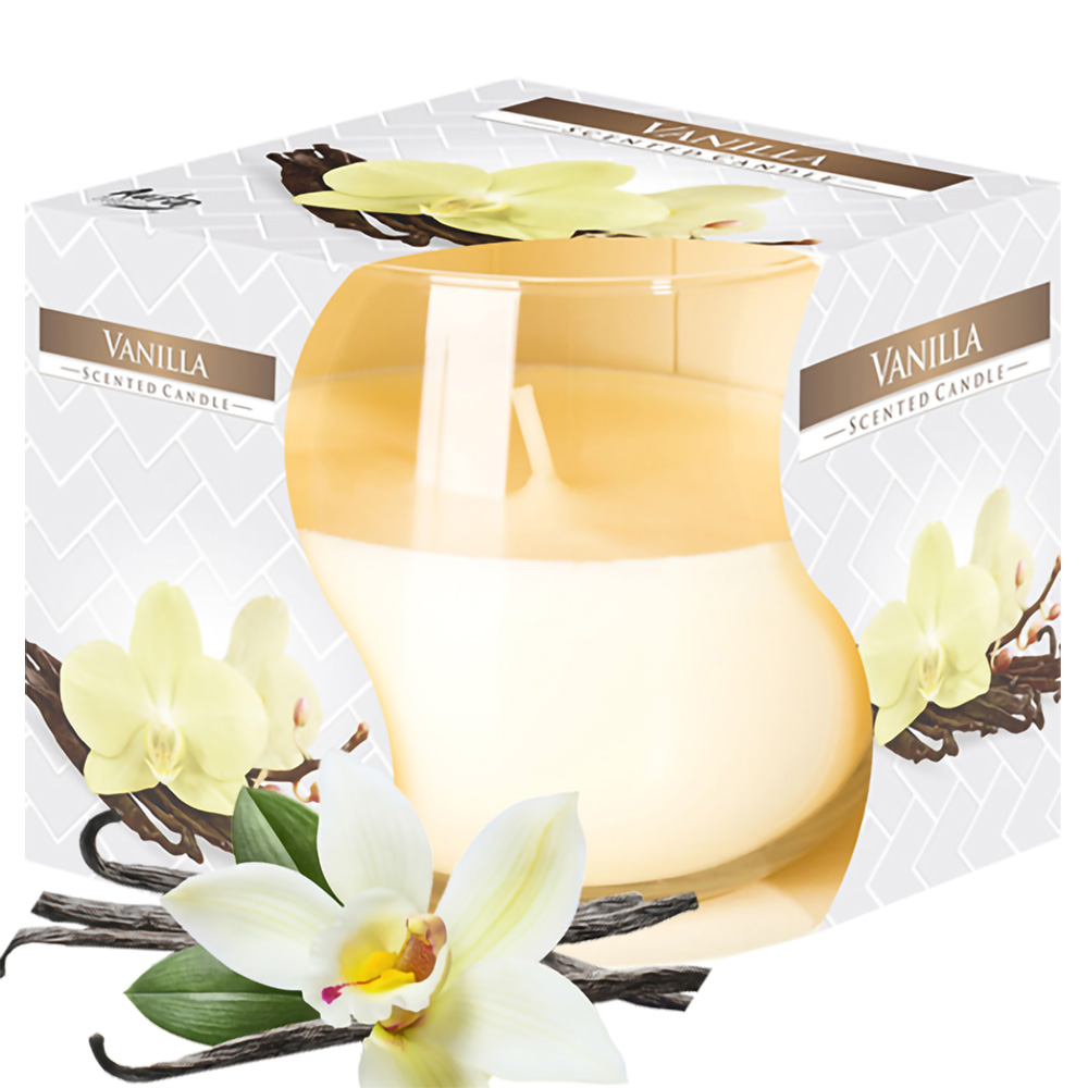 ( HƯƠNG HOA VANI ) Ly nến thơm tinh dầu Bispol Vanilla 100g - Nến thơm phòng, trang trí, khử mùi, sáp thơm phòng, tinh dầu xông phòng thiên nhiên cao cấp nhập khẩu Châu Âu