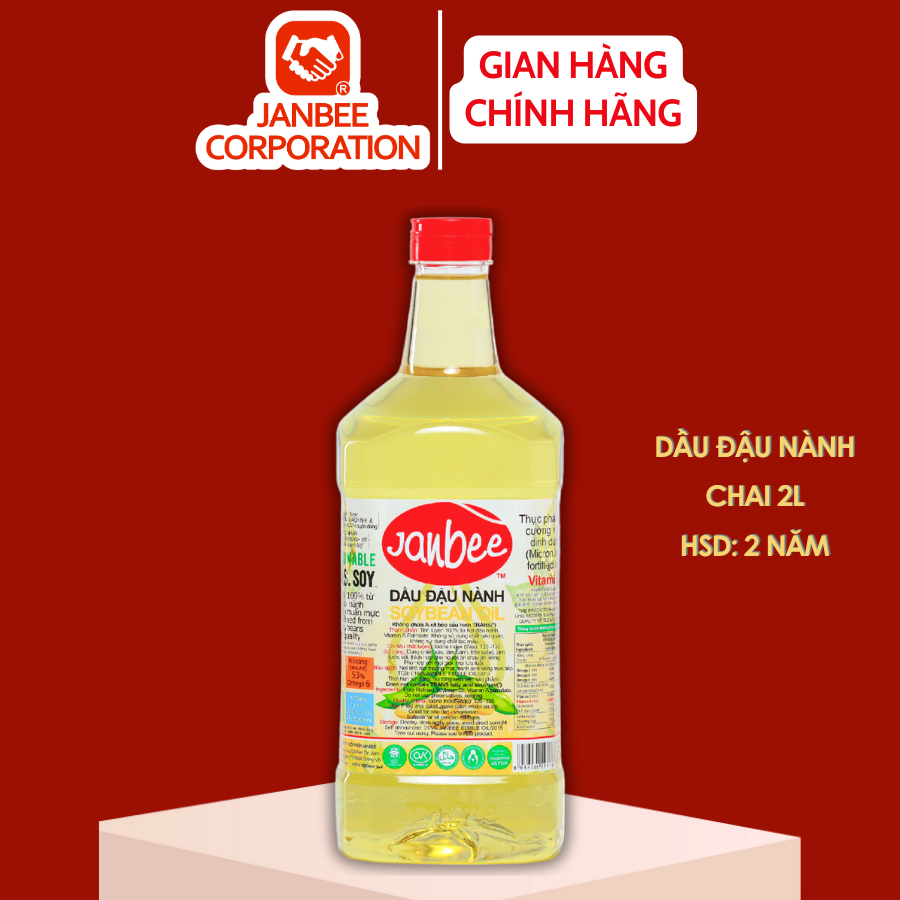 Dầu đậu nành janbee 2l