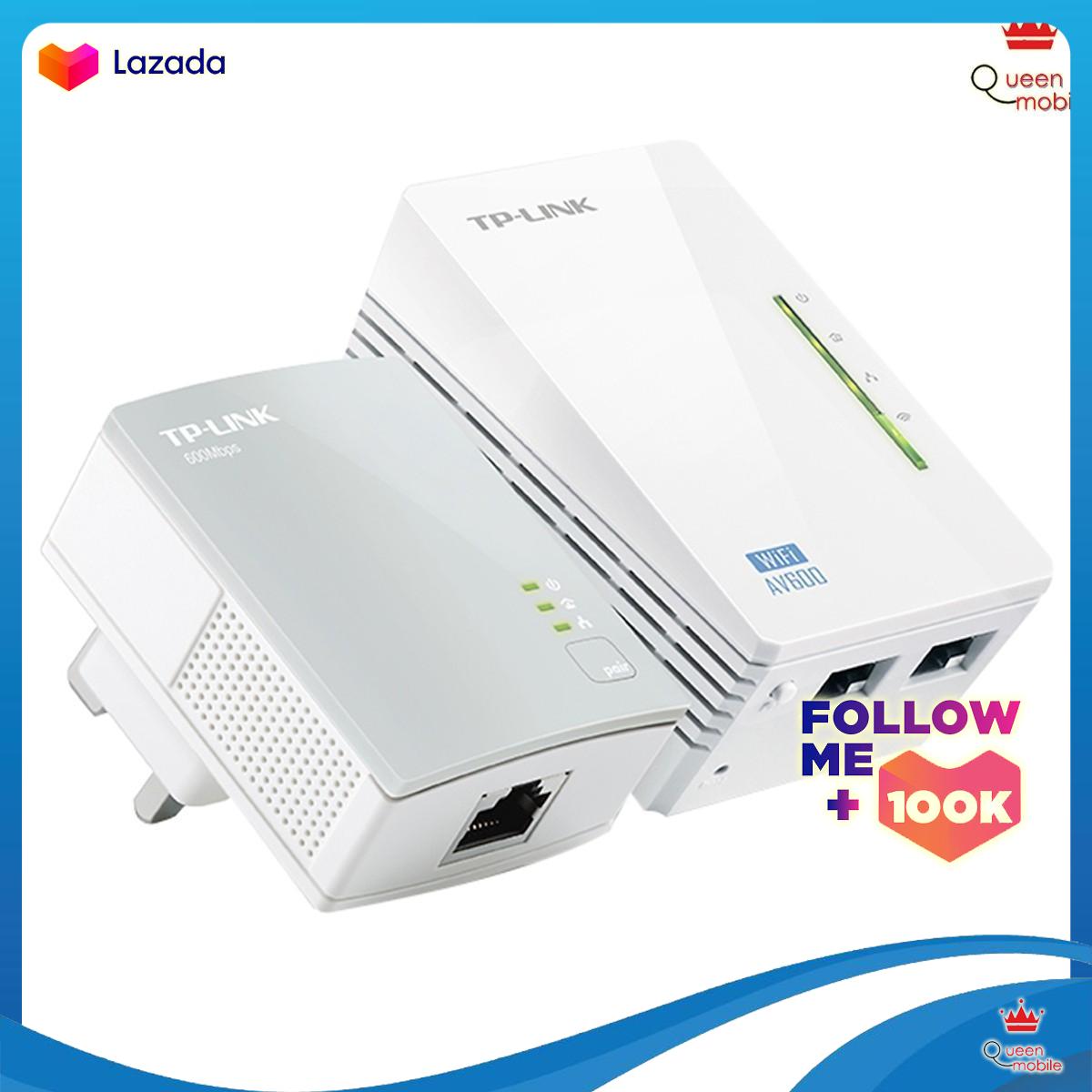 [HCM]Bộ Mở Rộng Internet Qua Đường Dây Điện TP-Link TL-WPA4220KIT AV600 300Mbps