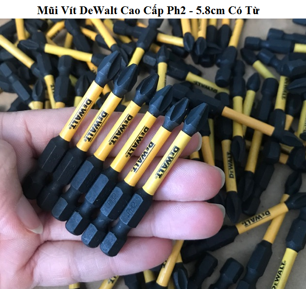 Mũi bắn vít dewalt hàng nhập ph2-5.8cm. có từ hàng xịn