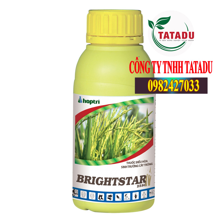 BRIGHTSTAR 25SC – T.HUỐ.C Đ.IỀU HÒA SINH TRƯỞNG, GIÚP CÂY RA HOA TRÁI VỤ CHAI 1 LÍT