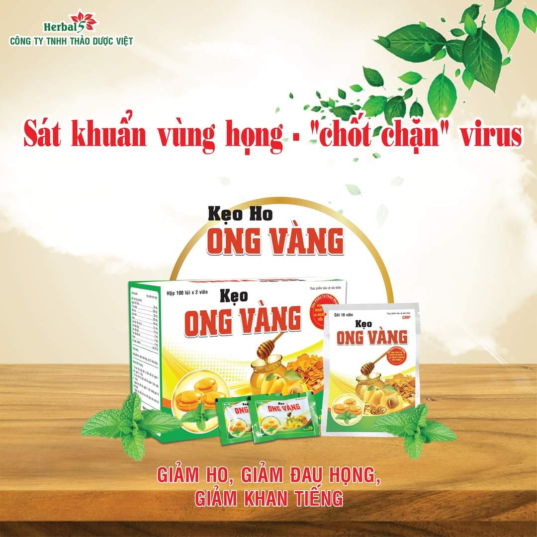 Kẹo Ngậm Ho Ong Vàng Dùng Được Cho Người Ăn Kiêng Và Người Tiểu Đường