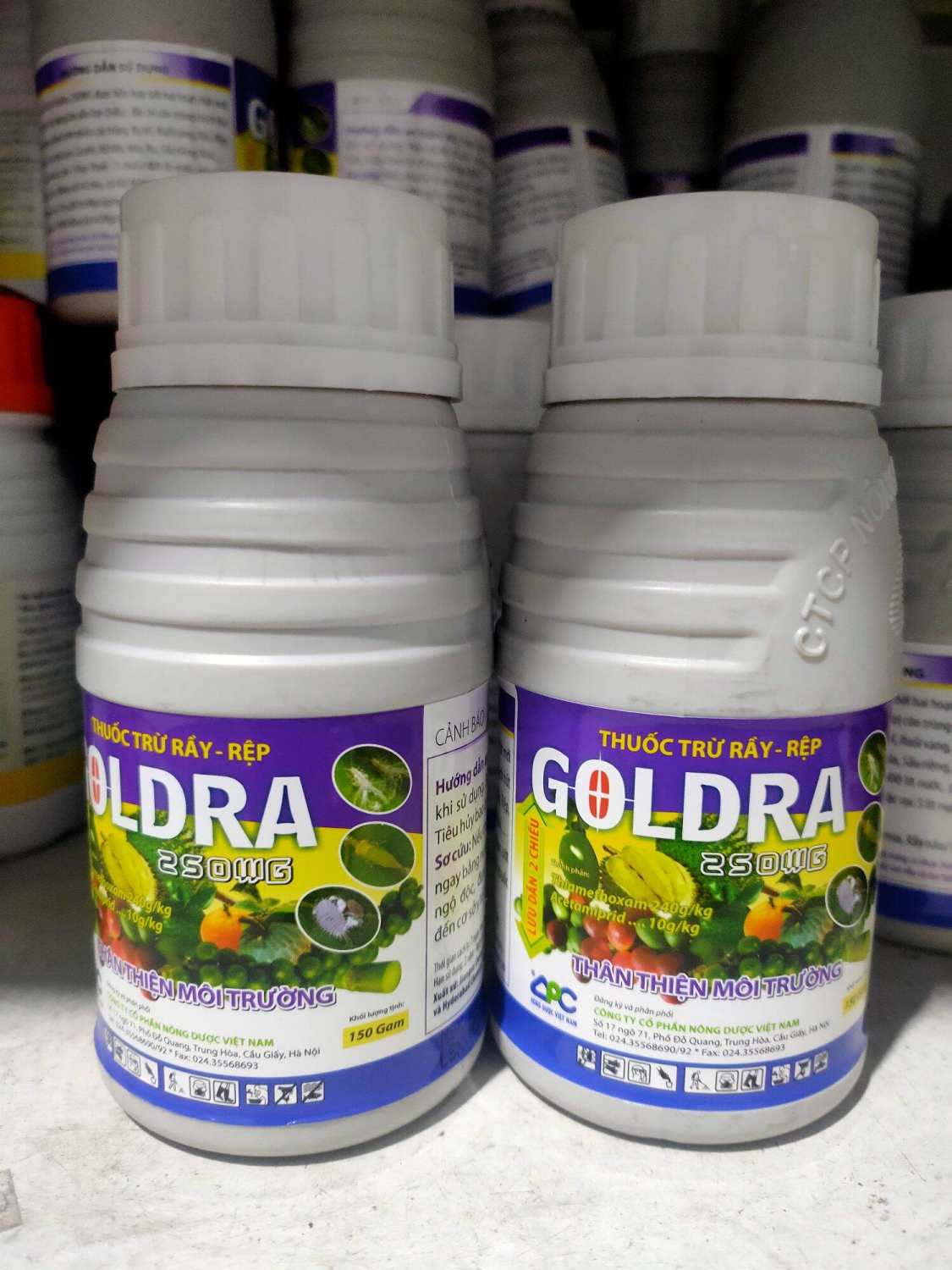 Thuốᴄ trừ rầy rệp goldra 250 wg
