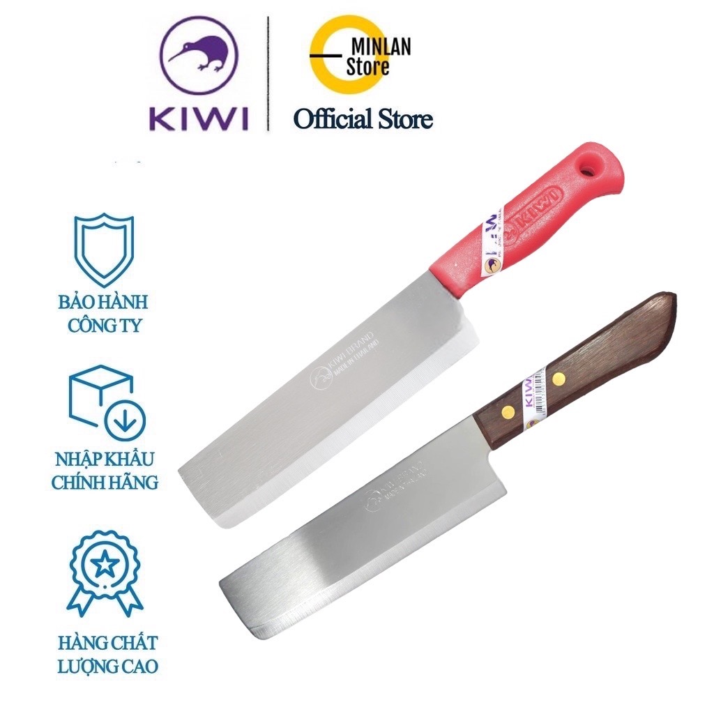 Dao bếp đă năng inox cao cấp mũi bằng dài 28cm - dao bếp kiwi thái lan siêu sắc bén, bền đẹp.