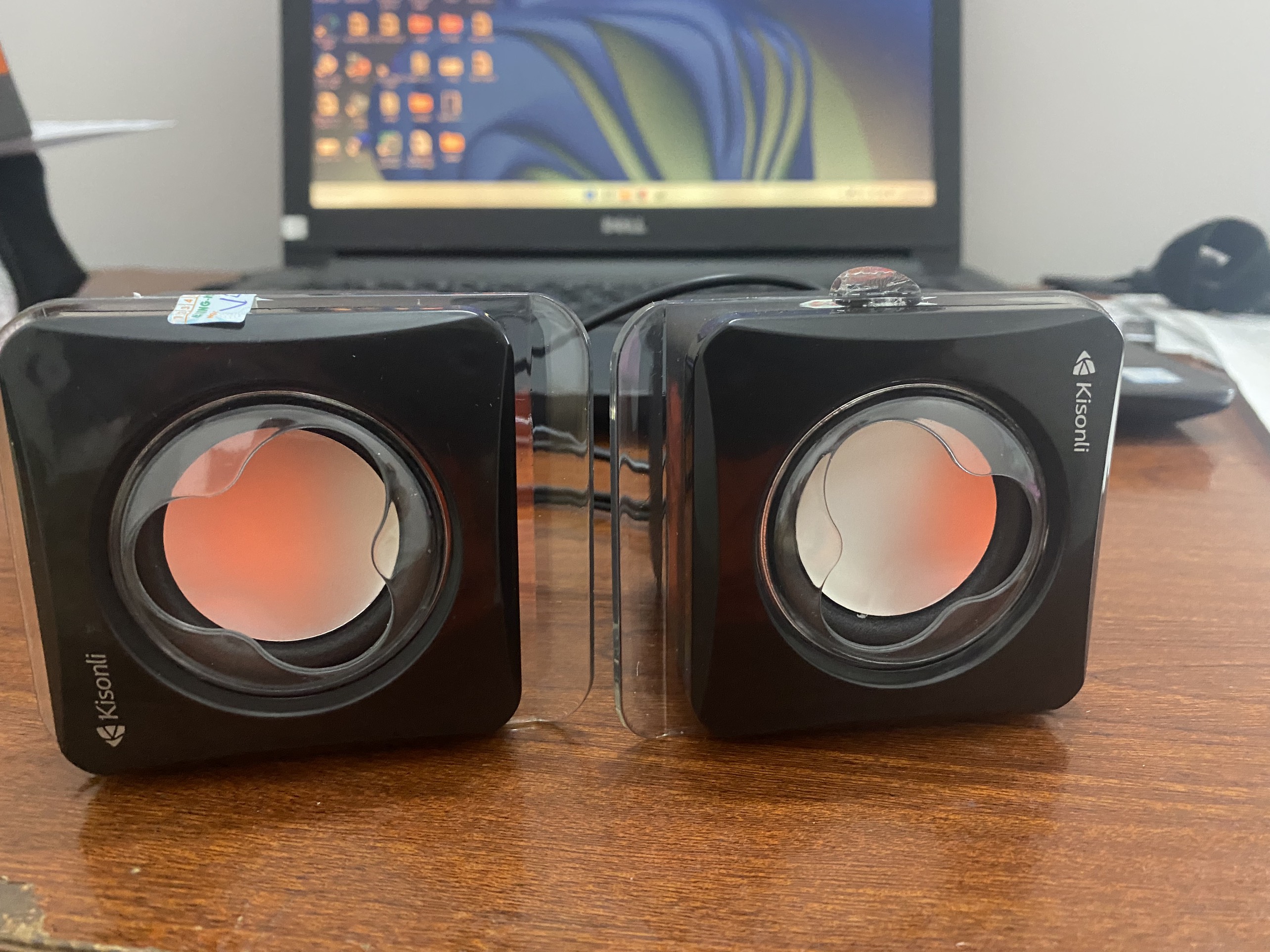 Loa vi tính 2.0 Kisonli V410 nhỏ gọn giá rẻ âm thanh hay